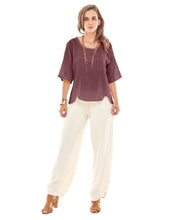 Load image into Gallery viewer, Oh My Gauze Scallop Top