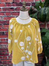 Load image into Gallery viewer, Golden Garden Embroidered Blouse