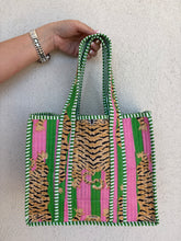 Load image into Gallery viewer, Quilted 12X10X5 Tote Bag