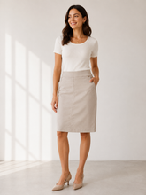 Load image into Gallery viewer, Coastal Breeze Pull-On Skirt