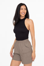 Load image into Gallery viewer, Smocked Halter Racerback Crop Top