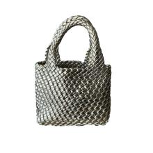 Load image into Gallery viewer, Leah Mini Woven Handbag
