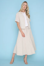 Load image into Gallery viewer, A-Line Paneled Long Skirt
