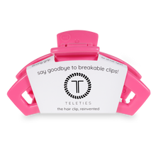 Load image into Gallery viewer, Open Hair Clip | Large | Paradise Pink *FINAL SALE*