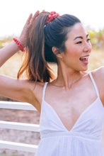 Load image into Gallery viewer, Silk Hair Scrunchie | Small | Slice of Summer *FINAL SALE*