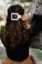 Load image into Gallery viewer, Square Flat Hair Clip | Large | Toasted