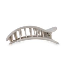 Load image into Gallery viewer, Round Flat Hair Clip | Large | Silver Flames *FINAL SALE*