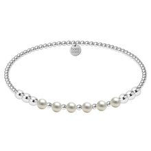 Load image into Gallery viewer, Berkley | Gold Filled Beaded Bracelet with Pearls