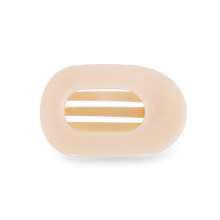 Load image into Gallery viewer, Round Flat Hair Clip | Small | Almond Beige