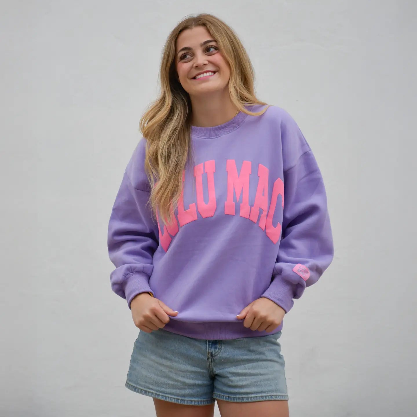 Lulu Mac Long Sleeve Crew Neck Sweatshirt