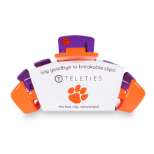 Load image into Gallery viewer, Classic College Hair Clip | Large | Clemson Univ.