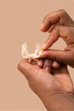 Load image into Gallery viewer, Open Hair Clip | Tiny | Blonde Tortoise *FINAL SALE*