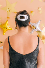 Load image into Gallery viewer, Round Flat Hair Clip | Large | Disco Daydream