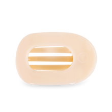 Load image into Gallery viewer, Round Flat Hair Clip | Medium | Almond Beige *FINAL SALE*