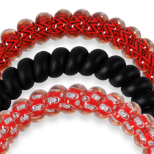Load image into Gallery viewer, Spiral Hair Coils | Small | Go Dawgs! Hair Ties