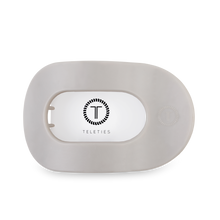 Load image into Gallery viewer, Round Flat Hair Clip | Large | Silver Flames *FINAL SALE*