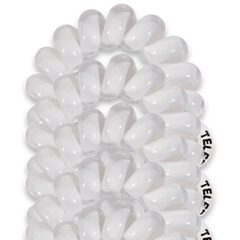 Load image into Gallery viewer, Spiral Hair Coils | Tiny | Coconut White Hair Ties