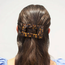 Load image into Gallery viewer, Flat Rectangle Hair Clip | Medium | Tortoise