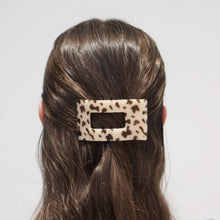 Load image into Gallery viewer, Flat Rectangle Hair Clip | Small | Blonde Tortoise