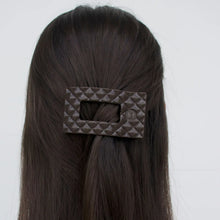 Load image into Gallery viewer, Flat Rectangle Hair Clip | Small | Truly Taupe Quilted