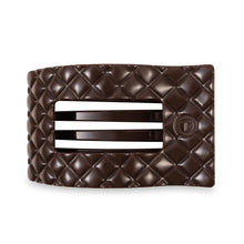 Load image into Gallery viewer, Flat Rectangle Hair Clip | Large | Truly Taupe Quilted