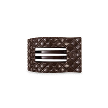 Load image into Gallery viewer, Flat Rectangle Hair Clip | Small | Truly Taupe Quilted
