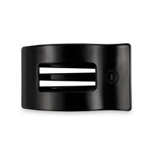 Load image into Gallery viewer, Flat Rectangle Hair Clip | Small | Jet Black
