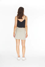 Load image into Gallery viewer, Jean Fringe Hem Skort