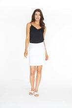 Load image into Gallery viewer, Jean Fringe Hem Skort