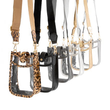 Load image into Gallery viewer, Game Day Mini Clear Crossbody Handbag
