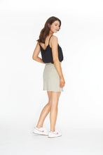 Load image into Gallery viewer, Jean Fringe Hem Skort