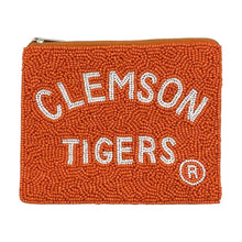 Load image into Gallery viewer, Clemson Seed Bead Clutch
