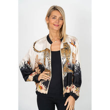 Load image into Gallery viewer, Front Zip Silk Jacket