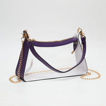Load image into Gallery viewer, Marilyn Clear Satchel Bag with Chain Strap