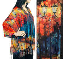 Load image into Gallery viewer, Button Shawl Cotton Feel