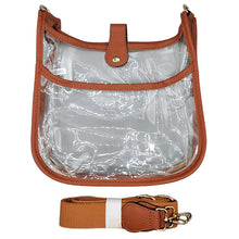 Load image into Gallery viewer, Game Day Clear Crossbody Handbag