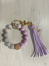 Load image into Gallery viewer, Rubber bead key chain