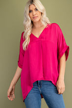 Load image into Gallery viewer, V-Neck High-Low Top