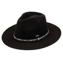 Load image into Gallery viewer, Panama Rhinestone Thread Detail Hat *FINAL SALE*