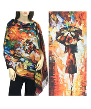 Load image into Gallery viewer, Suede Cloth Scarf/Shawl W/ Buttons