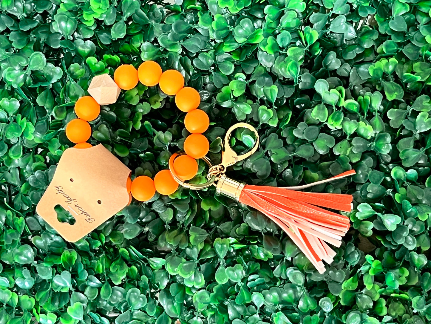 Silicone Beaded Key Rings