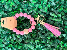 Load image into Gallery viewer, Silicone Beaded Key Rings