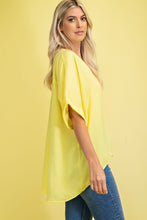 Load image into Gallery viewer, V-Neck High-Low Top