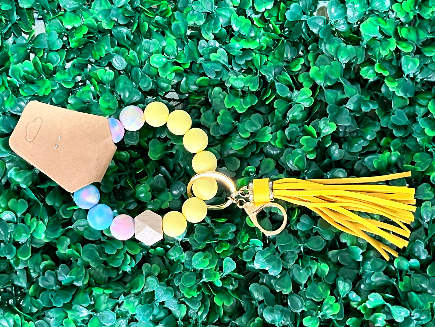 Silicone Beaded Key Rings