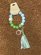 Load image into Gallery viewer, Rubber bead key chain