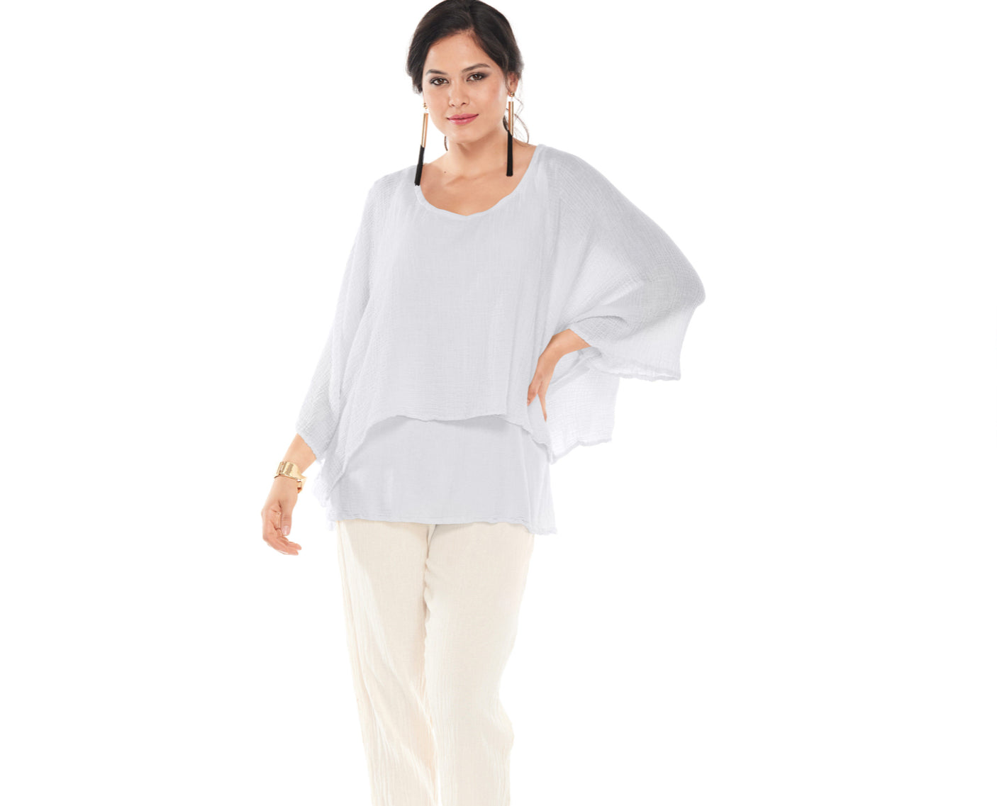 Oh My Gauze Twins Top