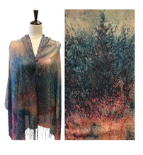 Load image into Gallery viewer, Button Shawl Cotton Feel