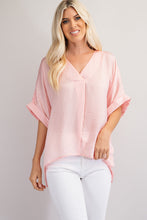 Load image into Gallery viewer, V-Neck High-Low Top