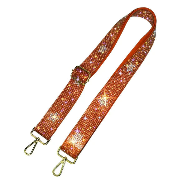 Sparkling Rhinestone Guitar Strap