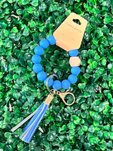 Load image into Gallery viewer, Silicone Beaded Key Rings